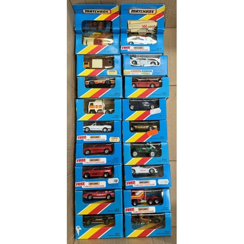 16 - A box of Matchbox cars in boxes