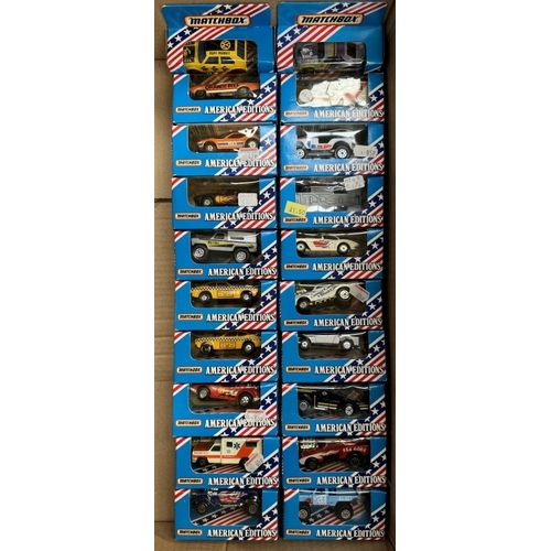 19 - A box of Matchbox American editions