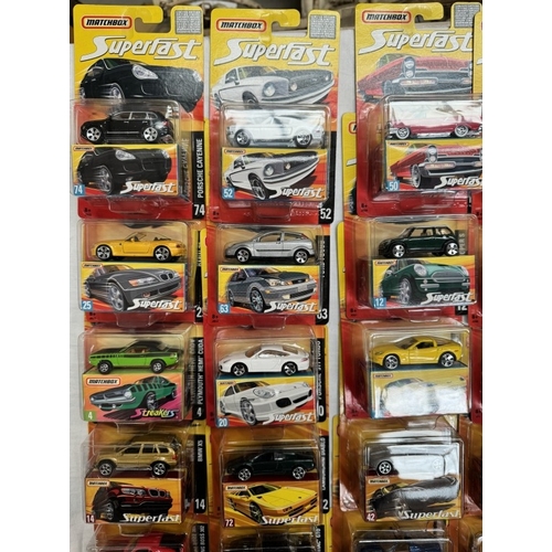 20 - 2 Matchbox Superfast dealer/retail/trade boxes (24 models)