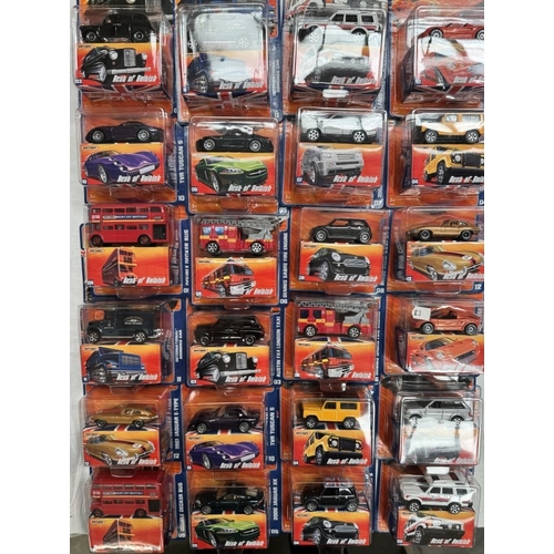 23 - Matchbox Best Of British trade box of 24 and another of 20 (44 cars in total) with booklets