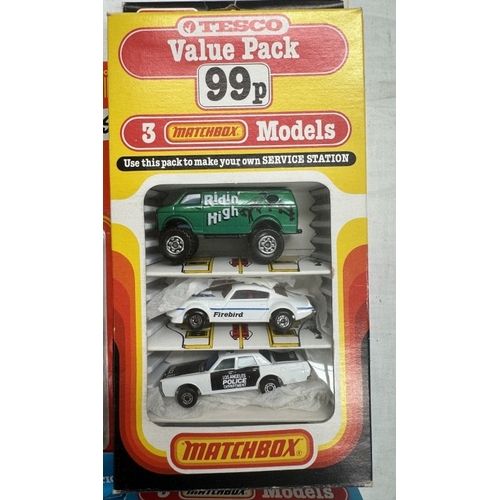 25 - Matchbox Tesco value packs etc including price busters, Royal Mail etc