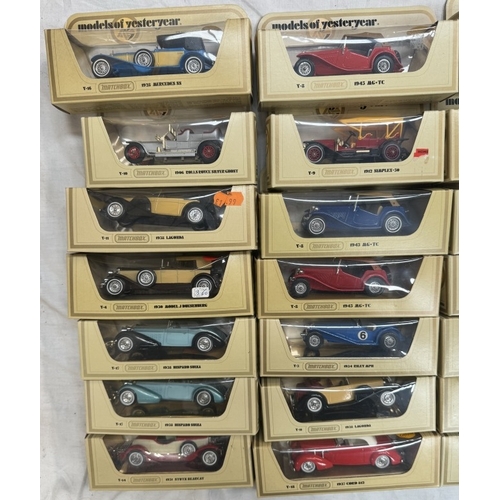 35 - 27 boxed Matchbox models of Yesteryear