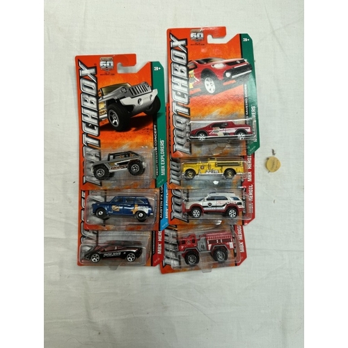 38 - 35 Matchbox 60th anniversary models in blister packs