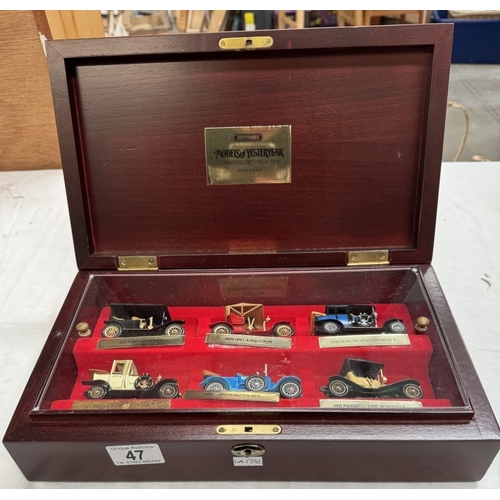 47 - A Matchbox wooden boxed case models of Yesteryear connoisseurs collection limited edition