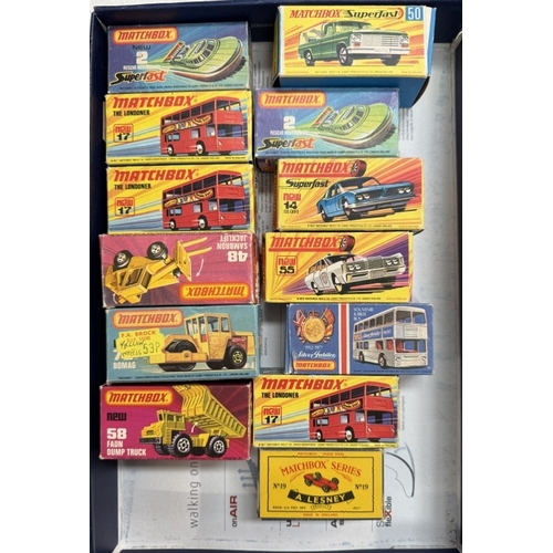 50 - 13 boxed Matchbox including Superfast