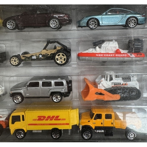 51 - A boxed Matchbox 20 pack set ready for action models