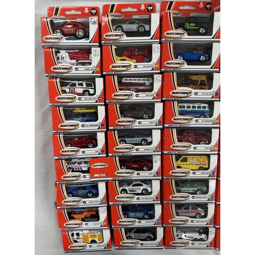 58 - A complete set of 75 boxed Matchbox cars models no 1 through to 75