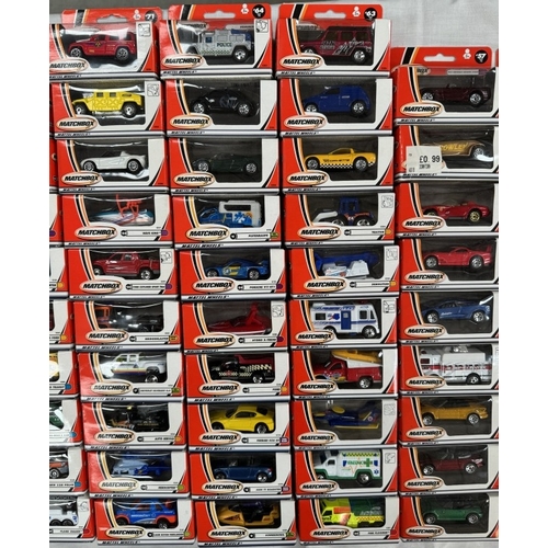 58 - A complete set of 75 boxed Matchbox cars models no 1 through to 75