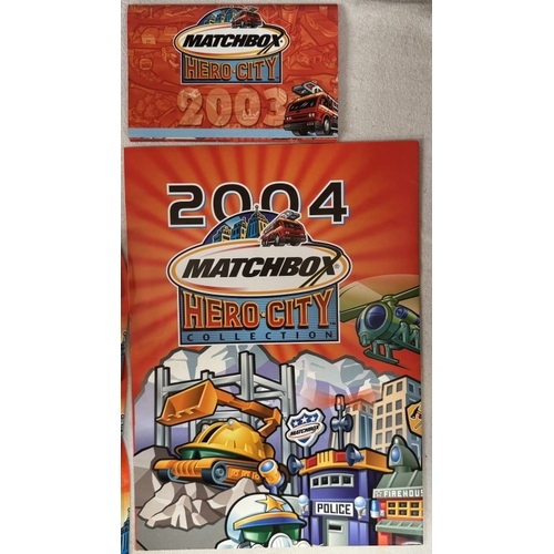 64 - 17 Matchbox hero city vehicles in blister packs