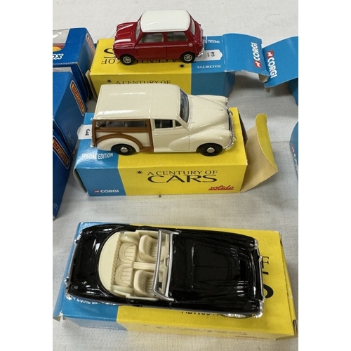 69 - 6 boxed 'My first Matchbox' and 6 Corgi Solido century of cars models