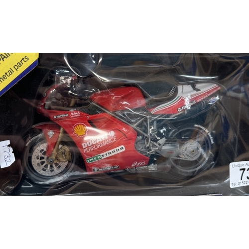 73 - A boxed Protar 1/9 scale Ducati 998, Fogarty 99 motorcycle