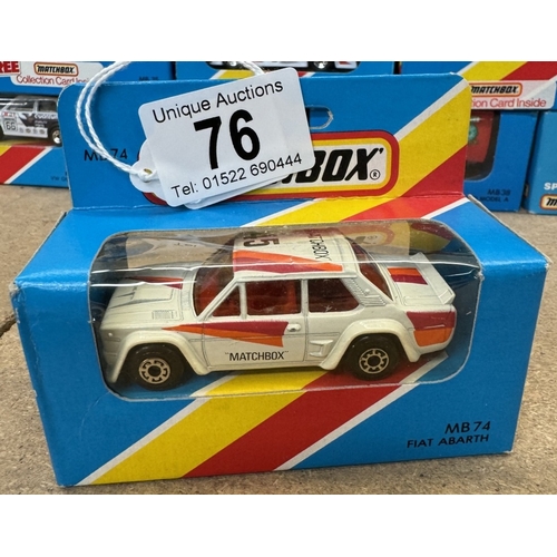 76 - 25 Matchbox 1 - 75 boxed models