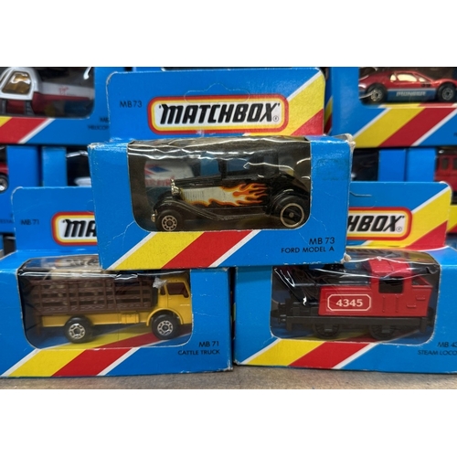 76 - 25 Matchbox 1 - 75 boxed models