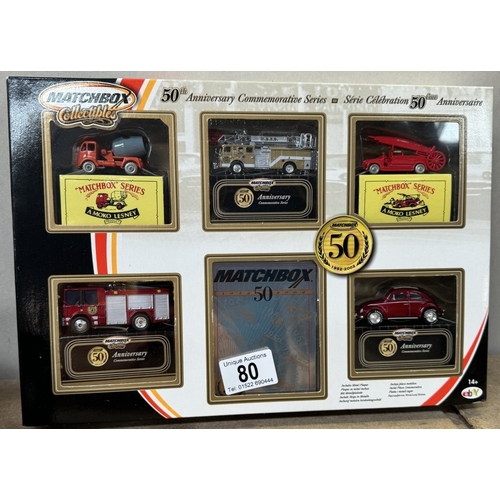 80 - A Matchbox collectables 50th anniversary commemerative series gift set