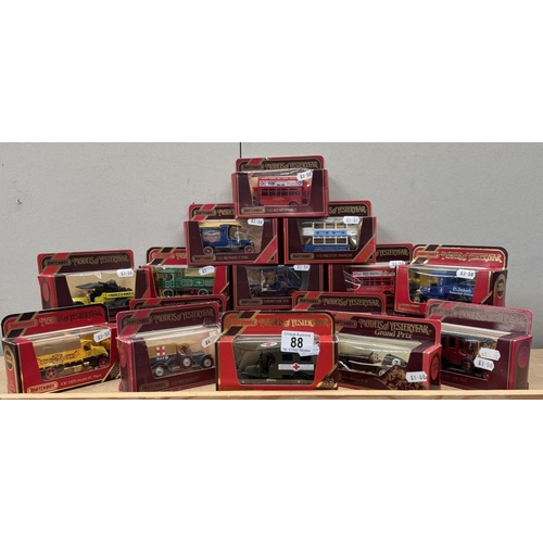 88 - 21 Matchbox models of yesteryear