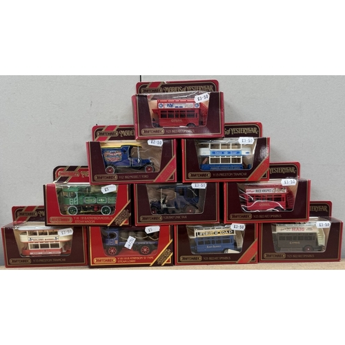 88 - 21 Matchbox models of yesteryear