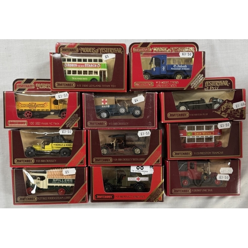 88 - 21 Matchbox models of yesteryear