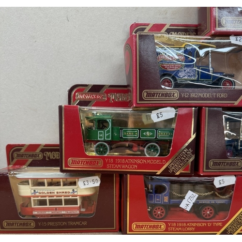 88 - 21 Matchbox models of yesteryear