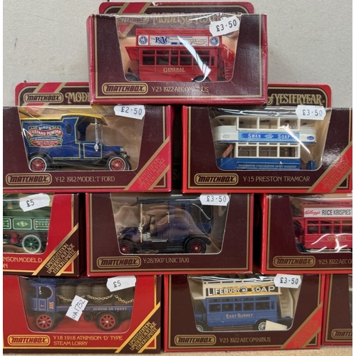 88 - 21 Matchbox models of yesteryear