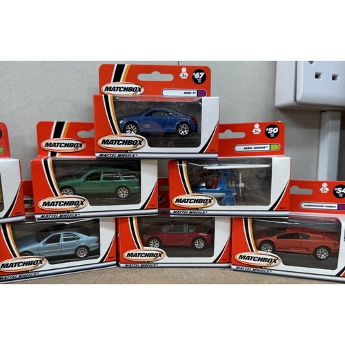 90 - 18 Matchbox mattel wheels boxed models