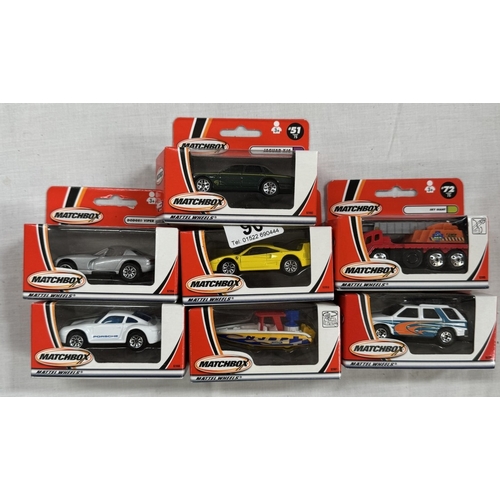 90 - 18 Matchbox mattel wheels boxed models