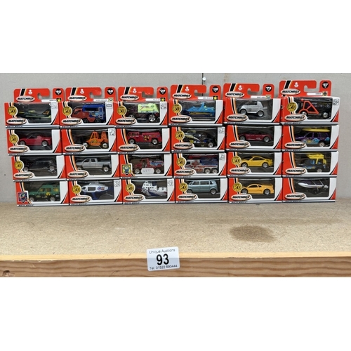 93 - A Matchbox complete set of no 1 - 75. 75 Models