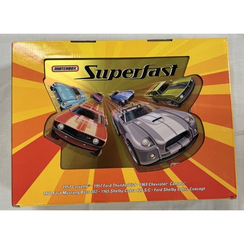 94 - A Matchbox superfont collector tin limited edition 20500 with 6 cars