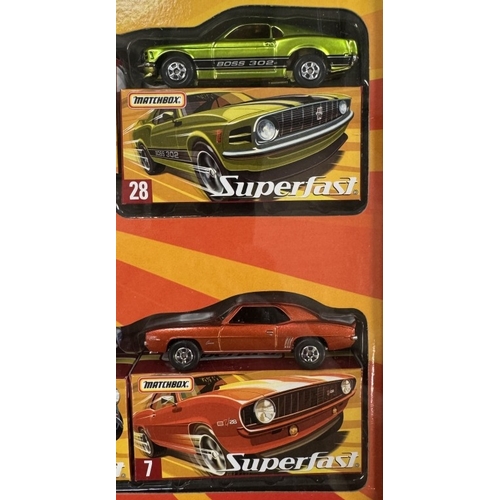 94 - A Matchbox superfont collector tin limited edition 20500 with 6 cars