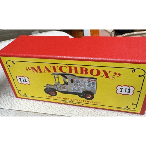 104 - Matchbox 21st M.I.C.A Ford 'T' van etc including Toy Fair 2005 Land Rover etc