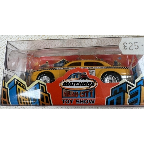 104 - Matchbox 21st M.I.C.A Ford 'T' van etc including Toy Fair 2005 Land Rover etc