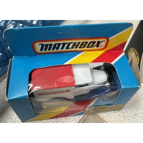 104 - Matchbox 21st M.I.C.A Ford 'T' van etc including Toy Fair 2005 Land Rover etc