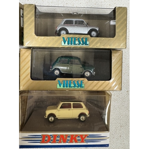 105 - A quantity of Vitesse, Vanguards & Matchbox dinky classic mini cars