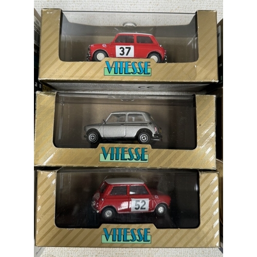 105 - A quantity of Vitesse, Vanguards & Matchbox dinky classic mini cars