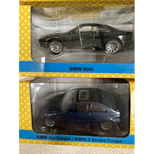 106 - 8 Matchbox BMW main dealer supplied cars including Z3, 3 Series etc