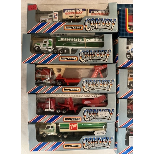 98 - 10 Matchbox Convoy lorries