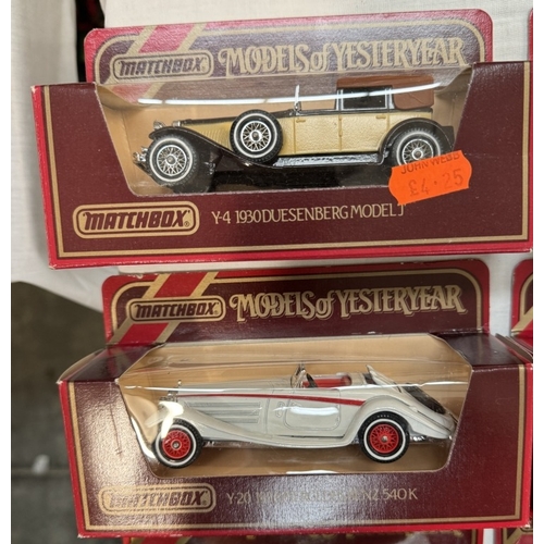 116 - 21 Matchbox models of yesteryear cars & vans