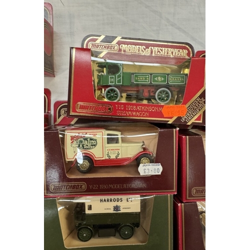 116 - 21 Matchbox models of yesteryear cars & vans