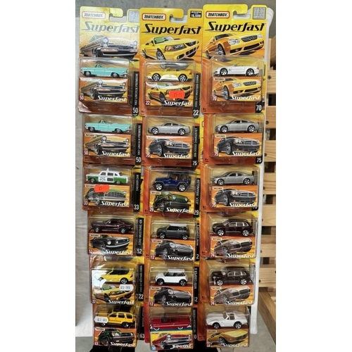 124 - 30 Matchbox cars in blister packs