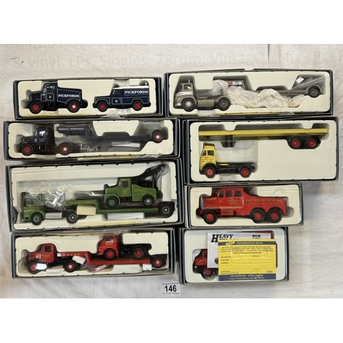 146 - 8 Corgi Classics heavy haulage lorries