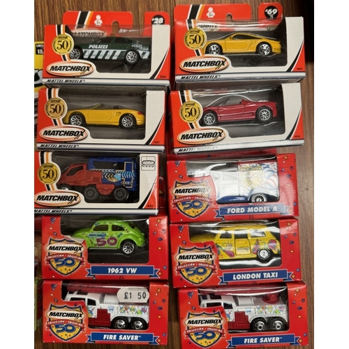 161 - A quantity of Matchbox 50th collection & Streakers models