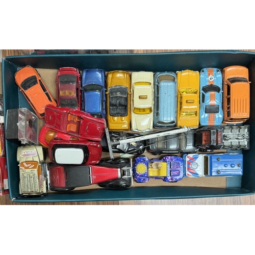 164 - A tray of unboxed diecast including Matchbox, Lone-Star etc