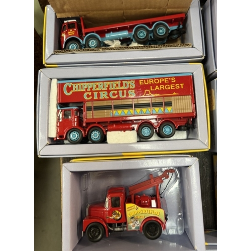 169 - 11 Corgi Classics Chipperfields Circus models