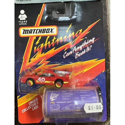 184 - A quantity of Matchbox including Demolition cars, Lightning, High Riders etc