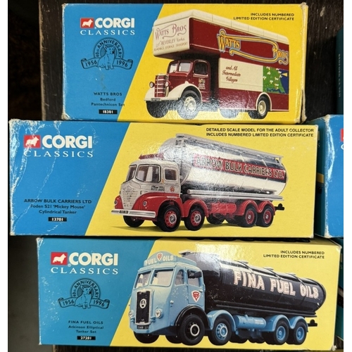 191 - A quantity of Corgi classics 40th anniversary models including Bedford, Foden & AEC etc