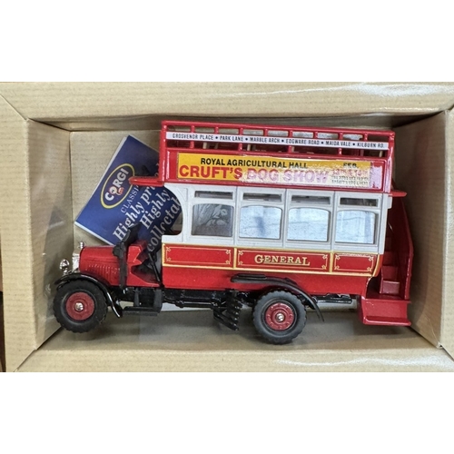 193 - 3 Corgi classics boxed buses, lledo, Oxford diecast etc & A quantity of unboxed