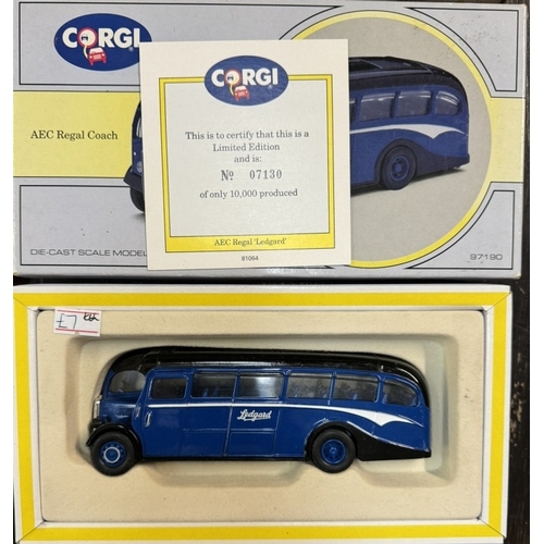 193 - 3 Corgi classics boxed buses, lledo, Oxford diecast etc & A quantity of unboxed