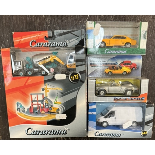 197 - A good selection of mixed boxed diecast including Cararama, Ford Capri etc