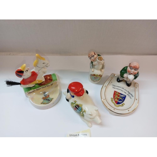 1368 - 3 items of crested ware