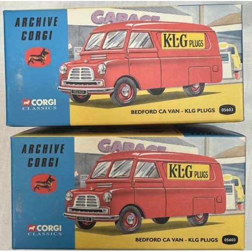 211 - A Corgi re-issue 474 musical ice cream van, Bedford vans & Comic classics