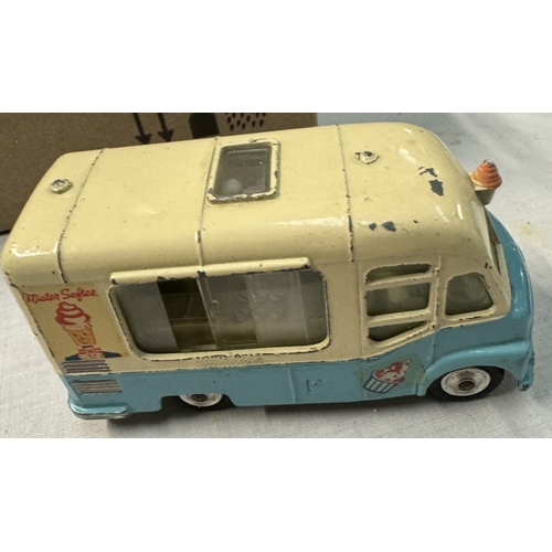 228 - An unboxed Corgi tri-deck car transporter, Thames ice cream vans, Holmes wrecker etc